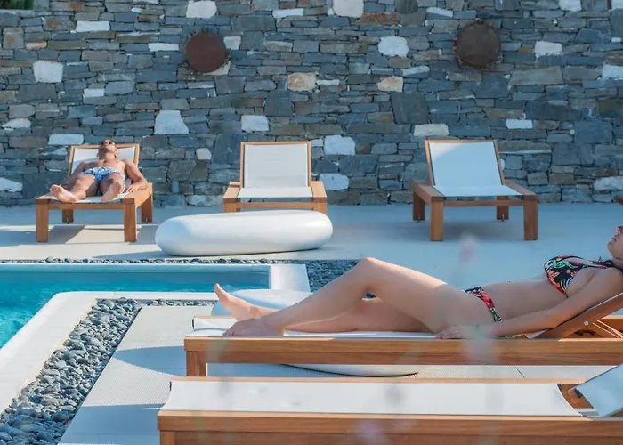 ヴィラ Luxury Paros Master Sea View Private Pool クリシ・アクティ